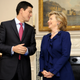 Meeting with Hillary Clinton.